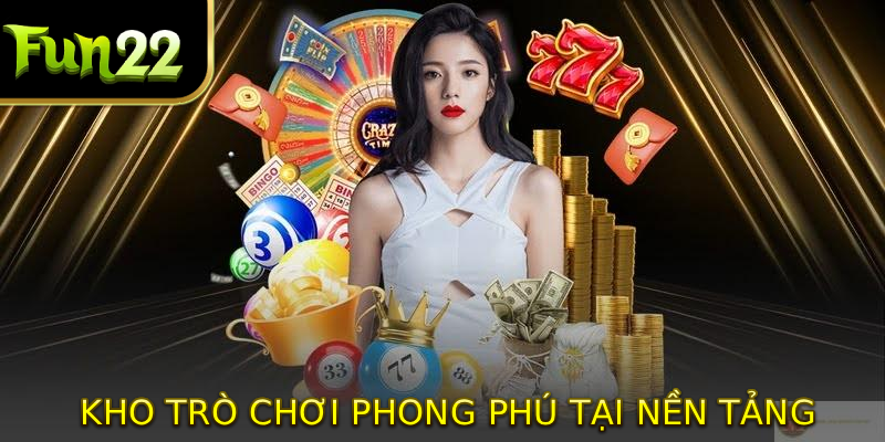 Kho trò chơi phong phú tại nền tảng